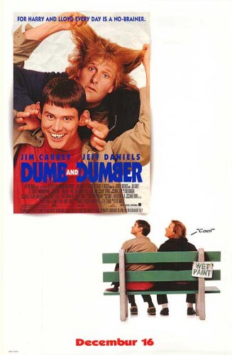 Dumb and Dumber  Original Movie Poster Double Sided 27x40