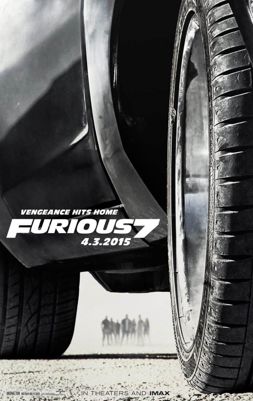 Fast and Furious 7 Advance A Original Movie Poster Double Sided 27x40