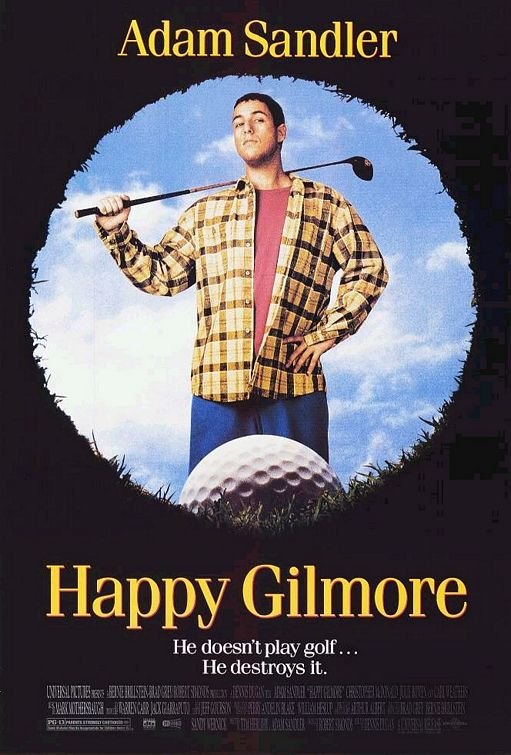 Happy Gilmore Original Movie Poster Double Sided 27x40
