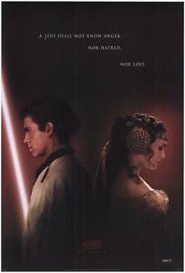 Star Wars Episode II Advance Double Sided Original Movie Poster 27x40 inches