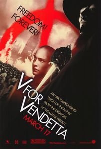 V For Vendetta Advance D Single Sided Original Movie Poster 27x40 inches