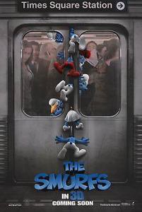 Smurfs Advance B (Coming Soon) Double Sided Original Movie Poster 27x40 inches
