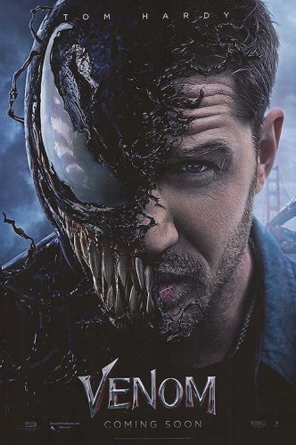 Venom (Coming Soon ) Movie Poster Double Sided 27x40 Original