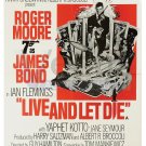 Live and Let Die Movie Poster Style H 13x19 inches