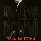 Taken  Original Movie Poster Double Sided 27X40