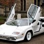 Lamborghini Countach White-5000- Poster 13x19