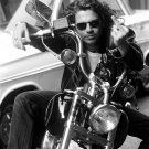 Michael Hutchence Riding in a Motorcycle Black & White Poster 13x19 Michael Hutchence Riding in a Motorcycle Black & White Poster 13x19