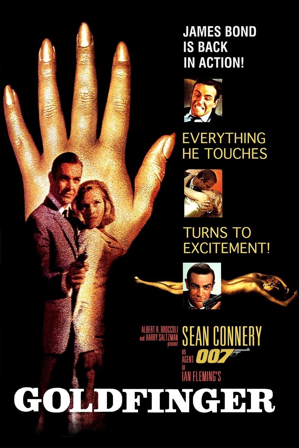 Goldfinger Style F Movie Poster 13x19