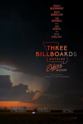 Three Billboards Outside Ebbing Missouri  Adv Dbl Sided Orig Movie Poster 27x40