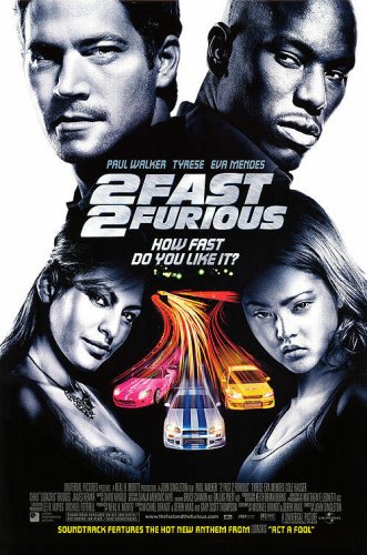 2 Fast 2 Furious Final Two Sided 27"x40' inches Original Movie Poster