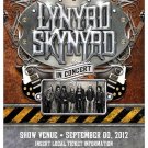 Lynyrd Skynyrd in Concert Poster  13x19