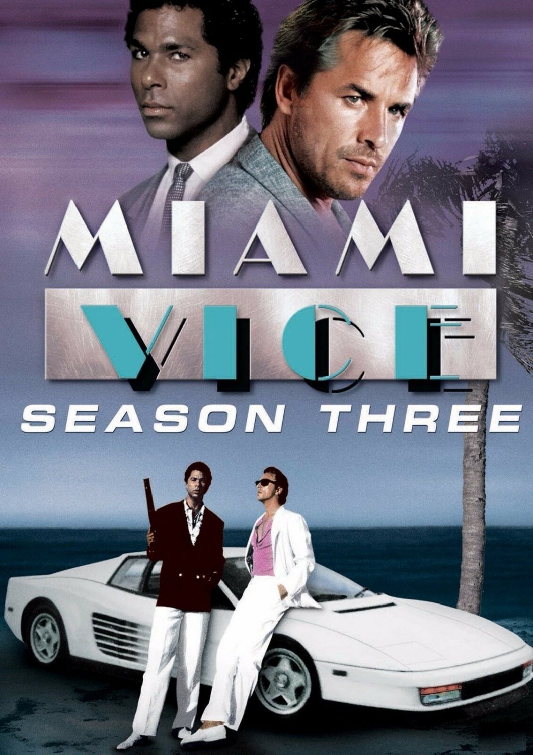 Miami Vice Tv Show Poster Styke Season 3 13x19 inches