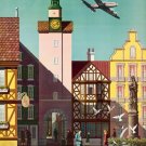 Fly TWA to Germany 13x19 inches