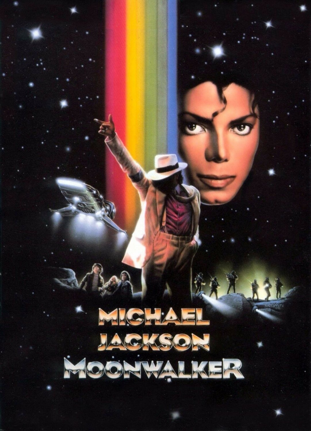 Michael Jackson Moonwalker Poster Style H 13x19 inches