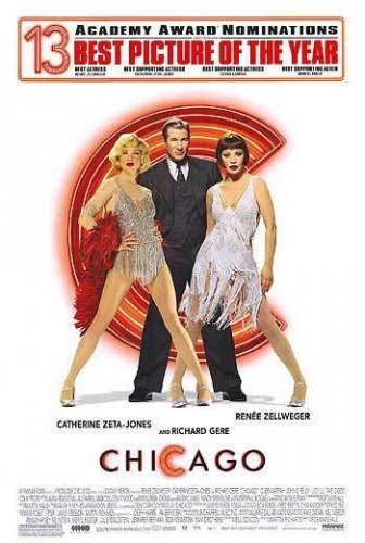 Chicago Academy Award Single Sided Orig Movie Poster 27x40 inches