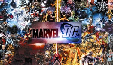 Marvel vs Dc Style I  Poster 13x19