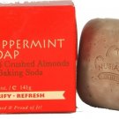 PEPPERMINT SOAP WITH CRUSHED ALMONDS & BAKING SODA