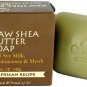 RAW SHEA BUTTER SOAP W/ SOY MILK FRANKINCENSE & MYRRH