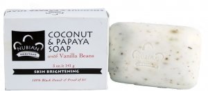 COCONUT & PAPAYA SOAP W/ VANILLA BEANS SKIN BRIGHTENING