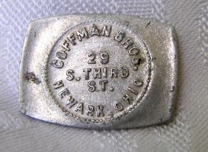 Coffman Bros Newark Ohio Good For 5 Cents Trade Token