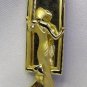 Woman Admiring Herself in Mirror Brooch AJC