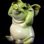 SWEET KITTY'S CRITTERS CANTRELL GREEN PIG FIGURINE