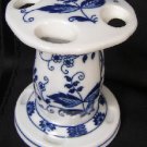 Blue Onion Transferware Vienna Woods Toothbrush Holder