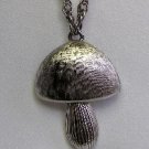 1960s Mod Mushroom Pendant Necklace
