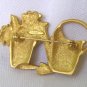 Vintage Avon Goldtone Gardening Brooch