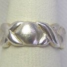 Sterling Silver Hugs & Kisses Xs & Os Ring Sz 6 1/4