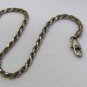 Vintage Italy Sterling Silver Rope Style Bracelet 5 Gm