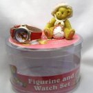 Enesco Cherished Teddies Figurine & Watch "Val" MIB