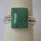 Navajo Sterling Silver Turquoise Ring Sz 5