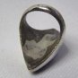 Sterling Silver Southwestern Turquoise & Wood Ring Sz 6