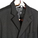 Vtg 80s BROOKS BROTHERS lambswool overcoat L/XL mint