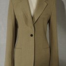 vtg 80s Donna Karan wool herringbone blazer Italy 8 mint
