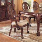 Timeless Cherry Glass  Arm Chairs Set of Two