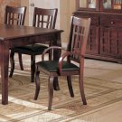 Essex Cherry Finish Collection Arm Chair - Set of Two