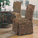 Metal and Glass Collection Parson Chair -Set of Two -190072