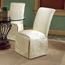 Essex Majestic Metal and Glass Collection Parson Chair -Set of Two -4466