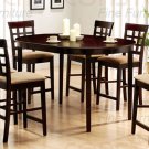 Cappuccino Oval Counter Height Collection Table - 100208