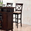 Rich Cappuccino Collection 30" Cross Back Barstool - 100230