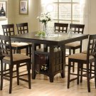 Rich Cappuccino Counter Height Collection Table - 100438