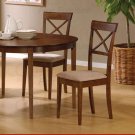 Logan Dining Collection Cross Back Dining Chair - Set of Two