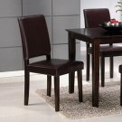 Cappuccino Finish Collection Cappuccino Chair - Set of Two