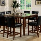 Cherry Finish Marble Top Counter Height Collection Table - 20317