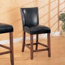 Soho Black Collection 24" Barstool - Set of Two - 100387