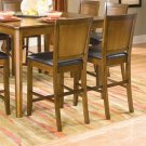 Walnut Finish Counter Height Collection 24"H Barstool - Set of Two - 101359