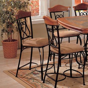 Dark Chestnut Collection Chair - Set of Two - 120239