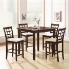 Square Counter Collection 5PC Counter Height Set - 150085